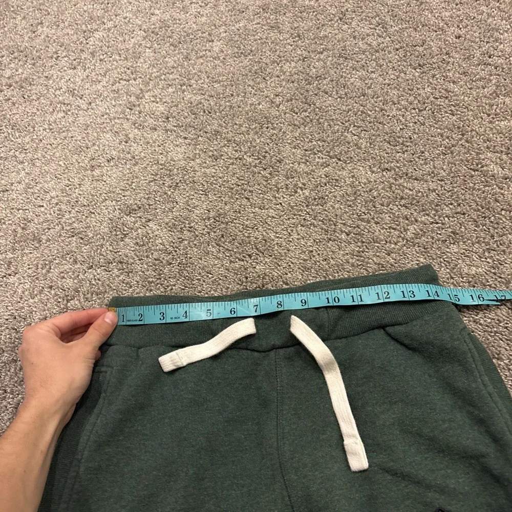 Superdry Mens Graphic Tracksuit Trousers Joggers Medium Green Cotton Drawstring